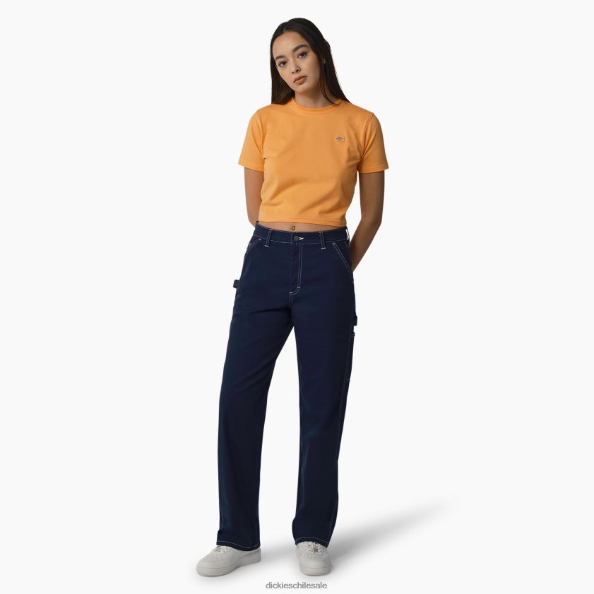 costura papaya/nube (ycs) mujer camiseta corta Maple Valley Dickies vestir X4H0F2011