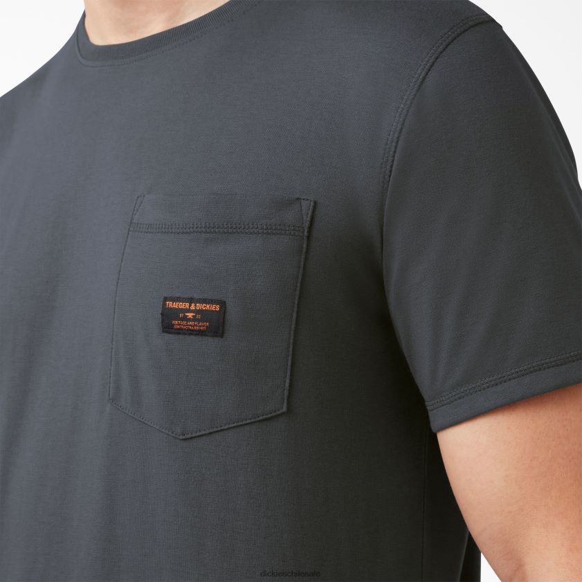 gris carbón (ch) hombres camiseta traeger ultimate grilling Dickies vestir X4H0F593