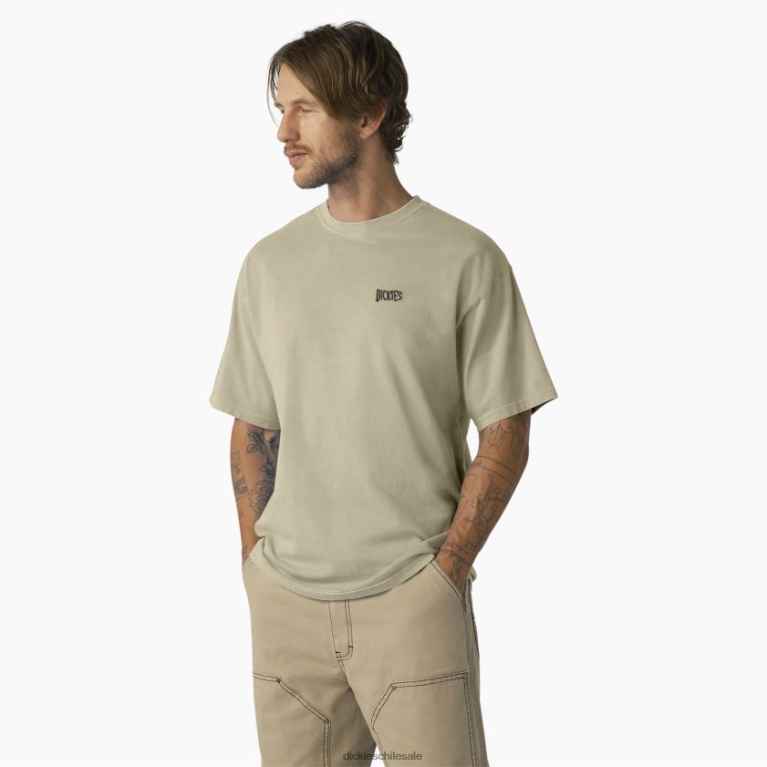 lavado de pigmento de arena del desierto (dwm) hombres playera de manga corta bandón Dickies vestir X4H0F790