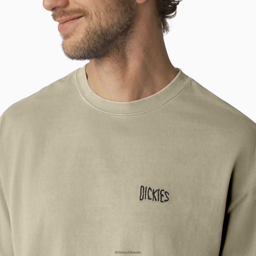 lavado de pigmento de arena del desierto (dwm) hombres playera de manga corta bandón Dickies vestir X4H0F790