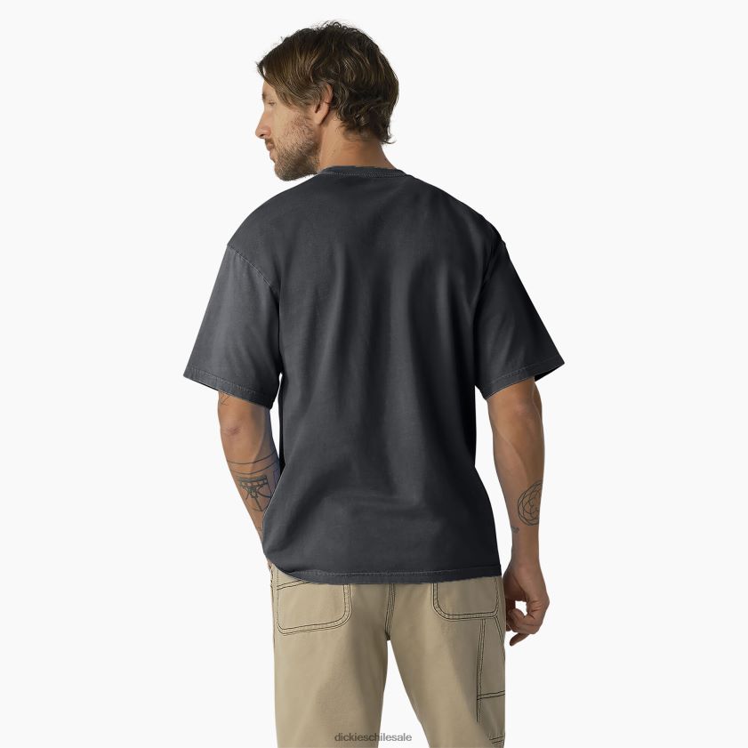 lavado de pigmento negro (bwg) hombres playera de manga corta bandón Dickies vestir X4H0F789