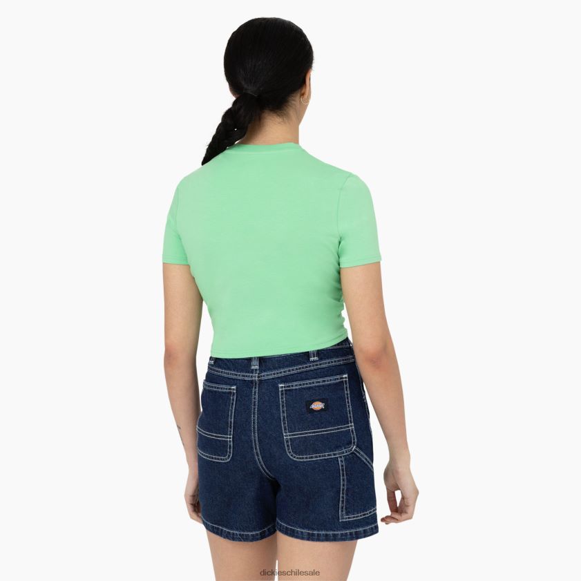 menta de manzana (ar2) mujer camiseta corta con logo Maple Valley Dickies vestir X4H0F2094