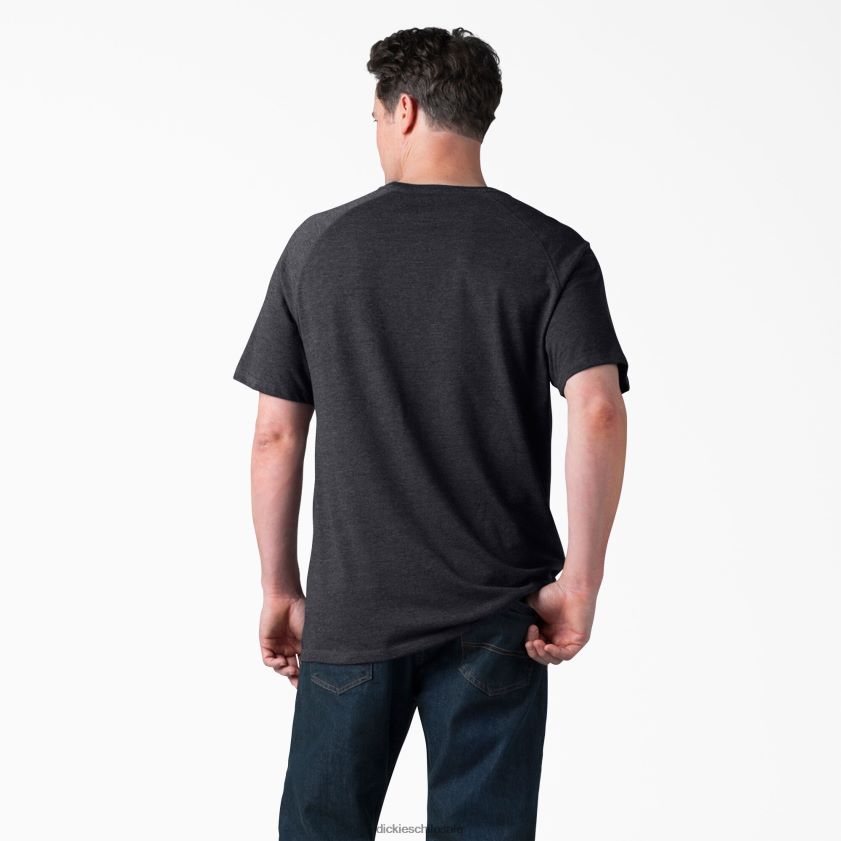 negro brezo (kbh) hombres camiseta refrescante de manga corta Dickies vestir X4H0F548