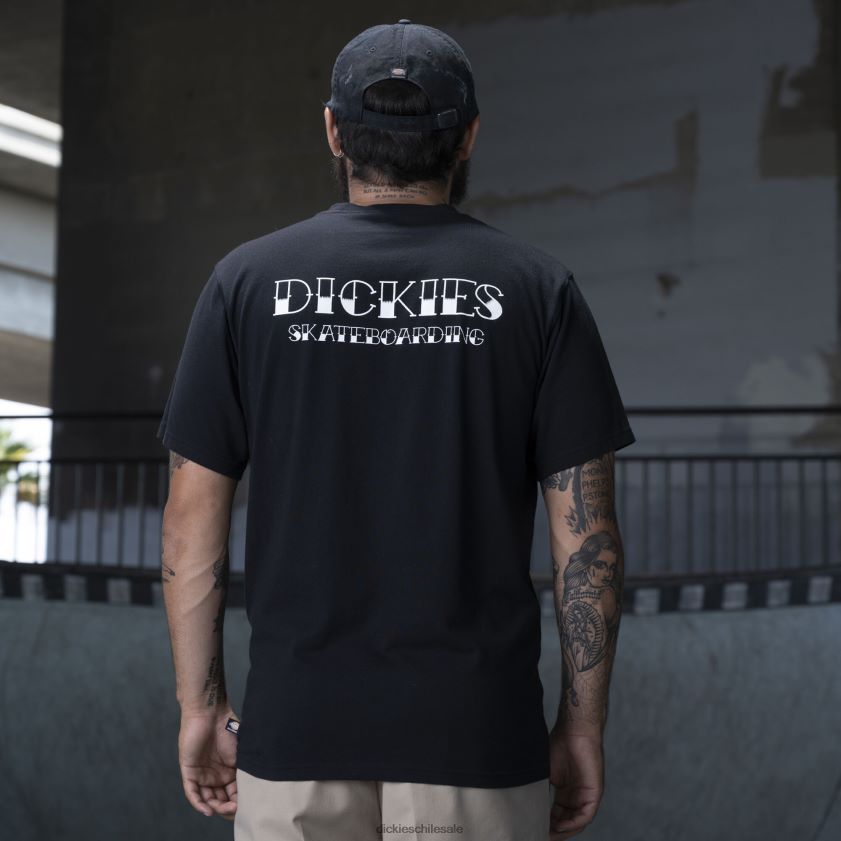 negro (kbk) hombres ronnie sandoval americana camiseta gráfica Dickies vestir X4H0F817