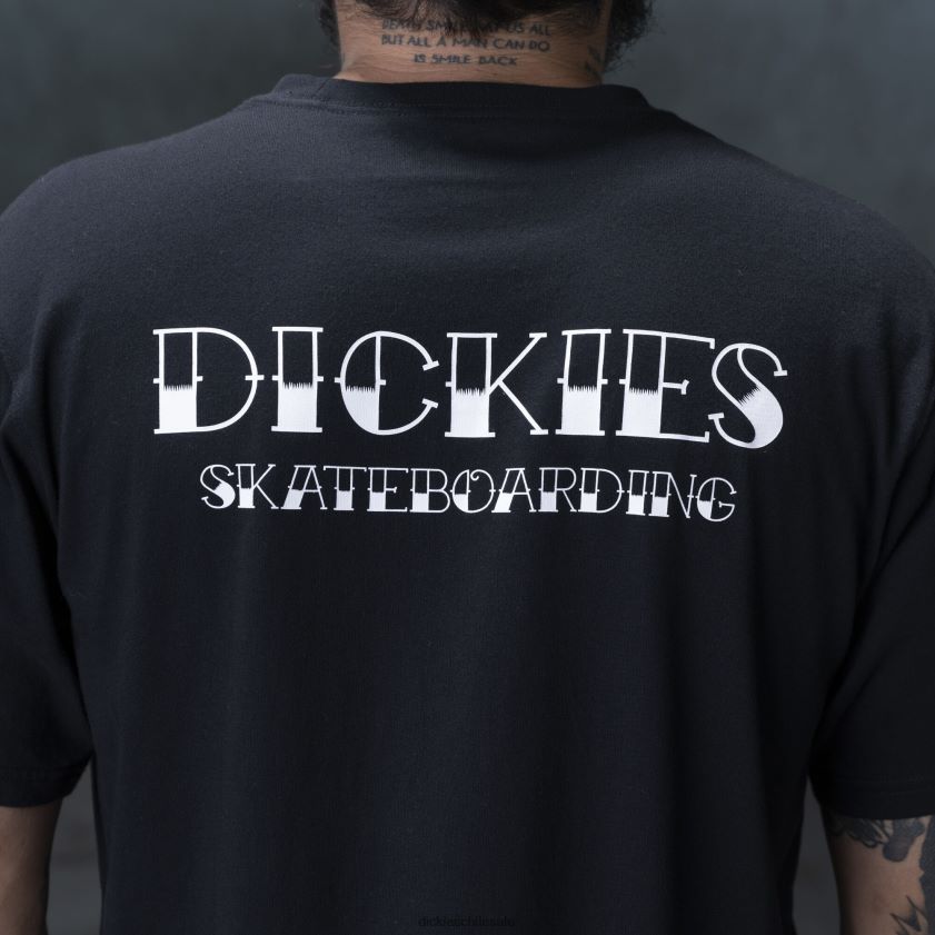 negro (kbk) hombres ronnie sandoval americana camiseta gráfica Dickies vestir X4H0F817