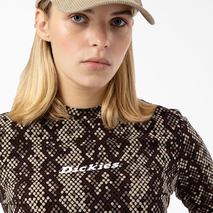 negro (kbk) mujer camiseta corta de manga larga camden Dickies vestir X4H0F2159