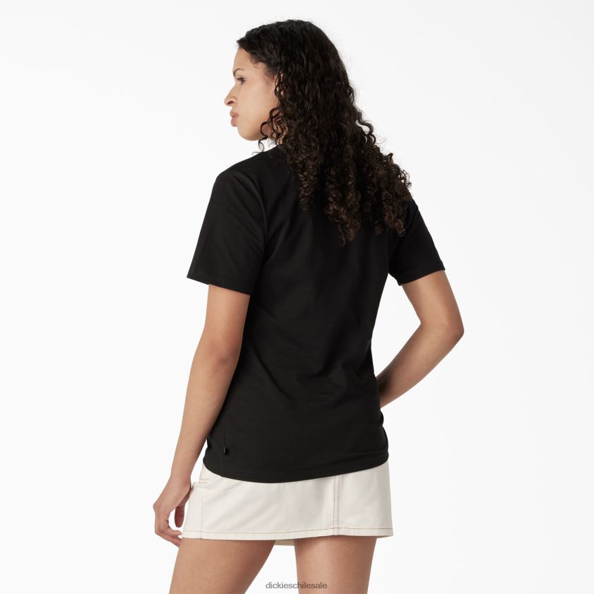 negro (kbk) mujer playera con banda gráfica Dickies vestir X4H0F2212