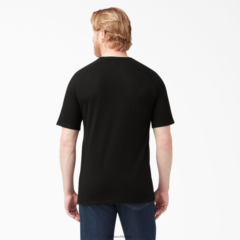 negro (negro) hombres camiseta refrescante de manga corta Dickies vestir X4H0F536