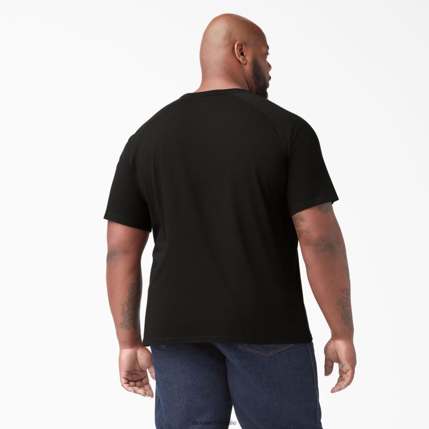 negro (negro) hombres camiseta refrescante de manga corta Dickies vestir X4H0F536
