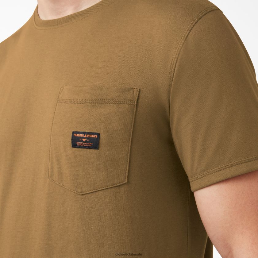 pato marrón (bd) hombres camiseta traeger ultimate grilling Dickies vestir X4H0F592