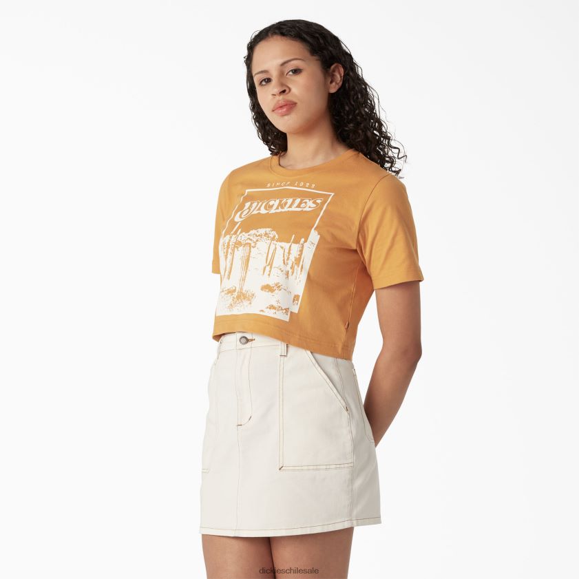 pepita (ng2) mujer camiseta corta con estampado del desierto Dickies vestir X4H0F2132