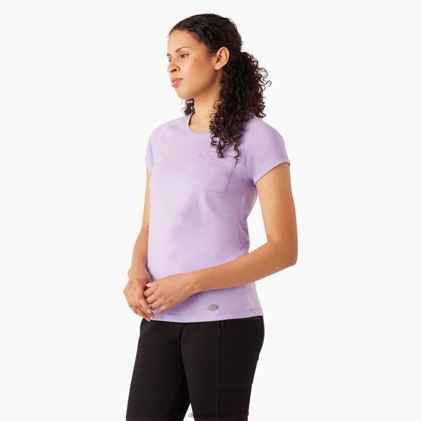 rosa morada (ur2) mujer camiseta refrescante de manga corta Dickies vestir X4H0F1582