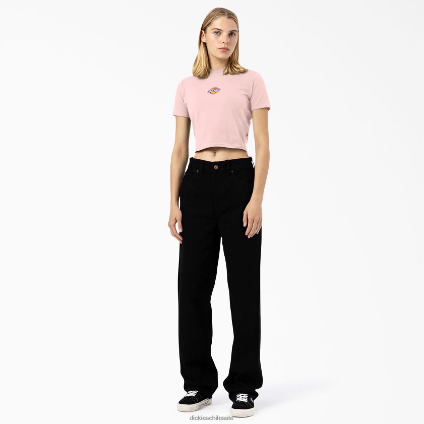 rosa (paquete) mujer camiseta corta con logo Maple Valley Dickies vestir X4H0F2099