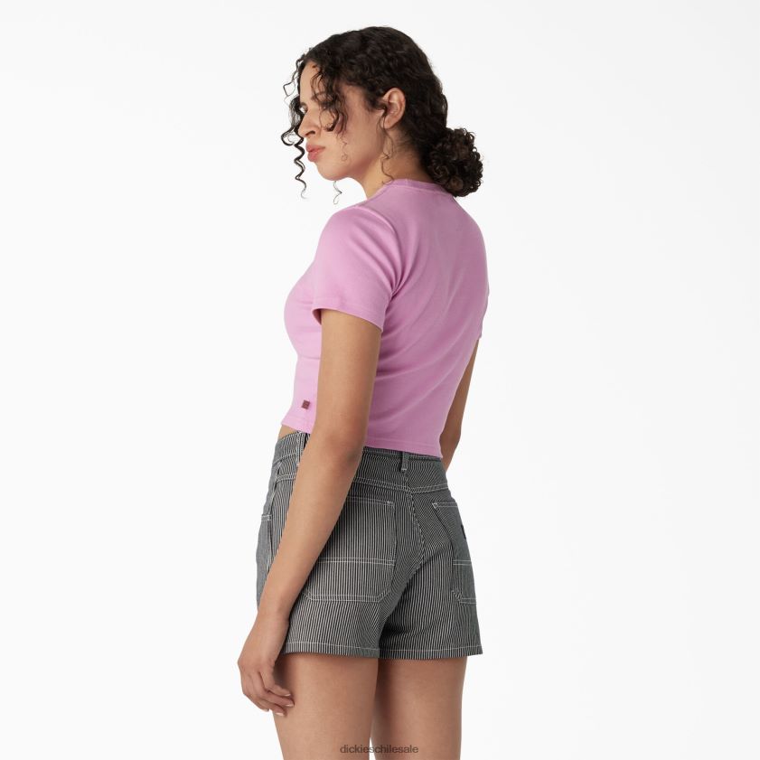 rosa salvaje (wr2) mujer camiseta corta con bordado para bebé Dickies vestir X4H0F2196