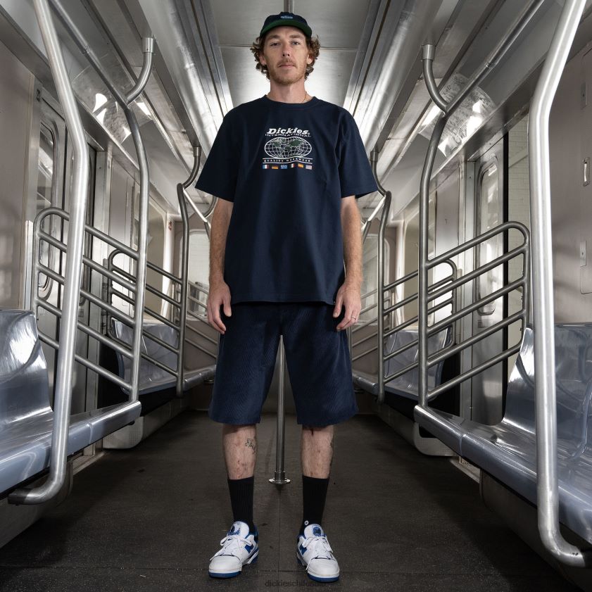 tinta azul marino (ik) hombres jake hayes camiseta gráfica Dickies vestir X4H0F648