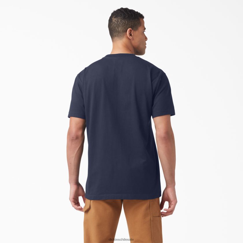 tinta azul marino (ik) hombres playera de manga corta con estampado gráfico Dickies vestir X4H0F814