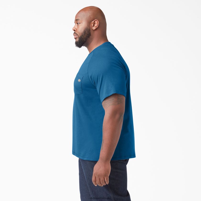 vallarta azul (v2b) hombres camiseta refrescante de manga corta Dickies vestir X4H0F554