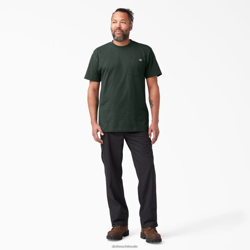 verde cazador (gh) hombres camiseta de manga corta de peso pesado Dickies vestir X4H0F516
