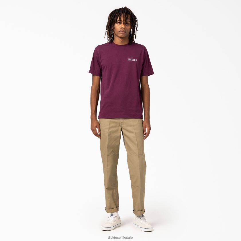 vino de uva (gw9) hombres playera de manga corta con gráfico de cleveland Dickies vestir X4H0F847