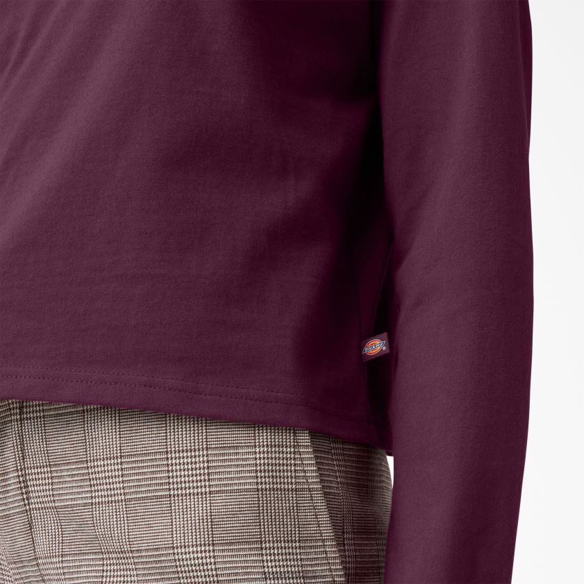 vino de uva (gw9) mujer camiseta corta de manga larga loretto Dickies vestir X4H0F2160