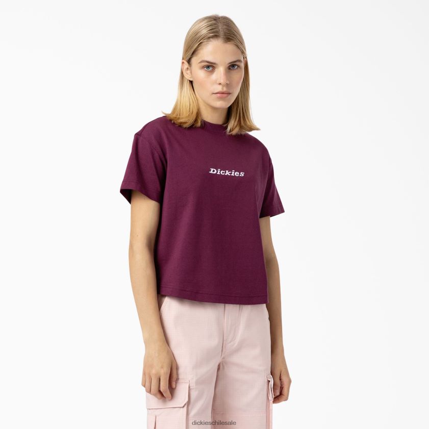 vino de uva (gw9) mujer camiseta corta loretto Dickies vestir X4H0F2178