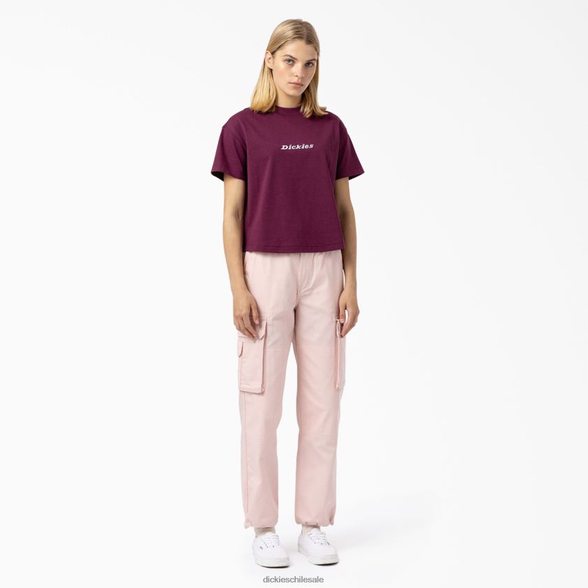 vino de uva (gw9) mujer camiseta corta loretto Dickies vestir X4H0F2178