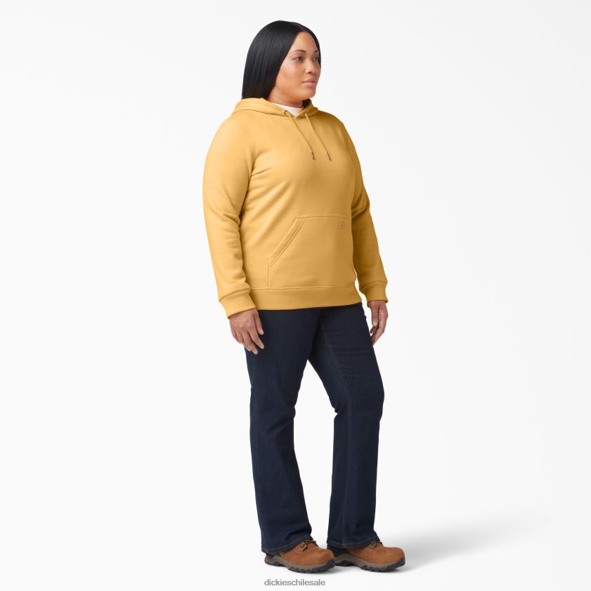 resplandor naranja (og3) mujer jersey grueso con logo en la manga Dickies vestir X4H0F2350