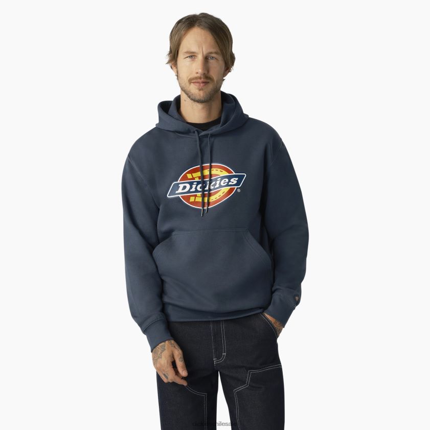 azul de la fuerza aérea (af) hombres sudadera con capucha y logo tricolor repelente al agua Dickies vestir X4H0F1103