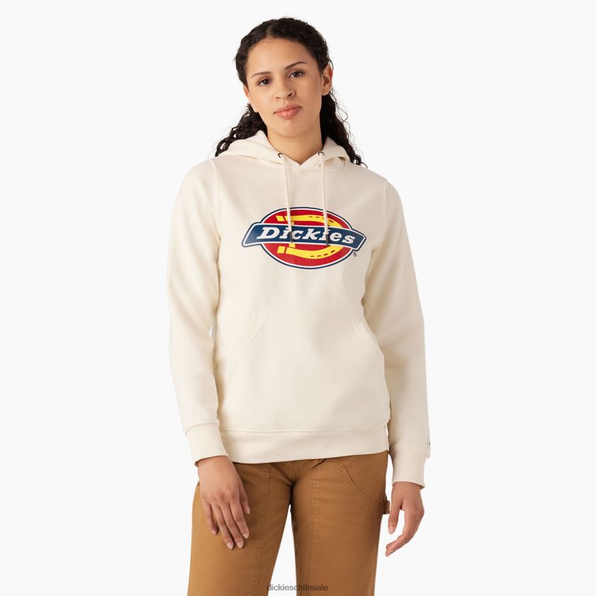 blanco antiguo (aw) mujer jersey pesado con logo Dickies vestir X4H0F2328