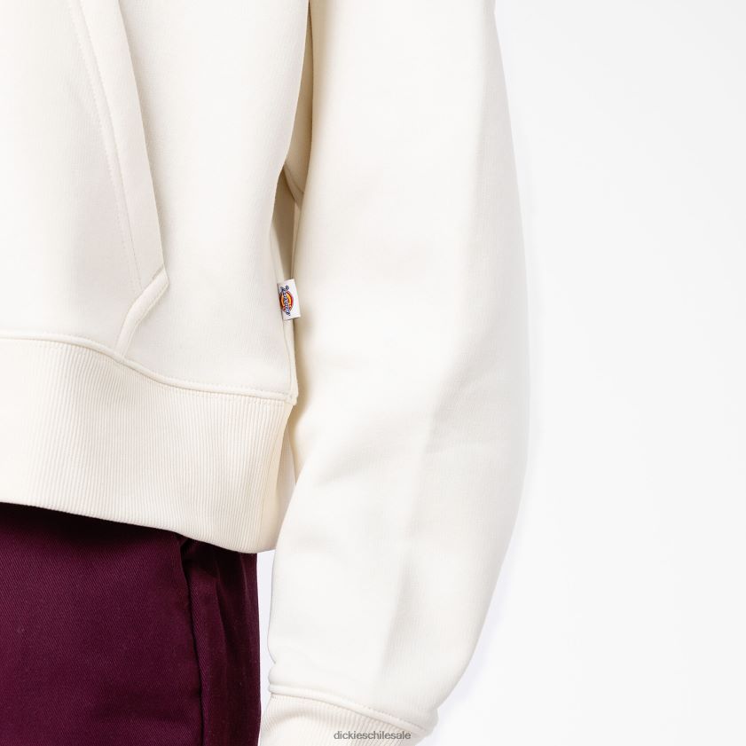 crema (cr9) mujer sudadera con cremallera oakport Dickies vestir X4H0F2317
