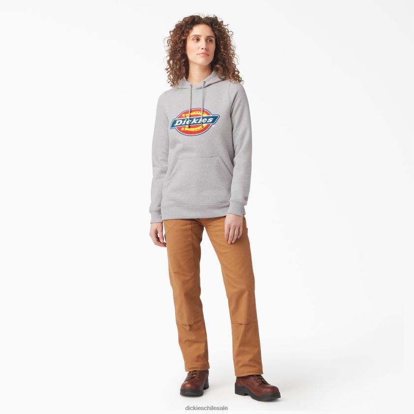 gris jaspeado (hg) mujer jersey pesado con logo Dickies vestir X4H0F2329