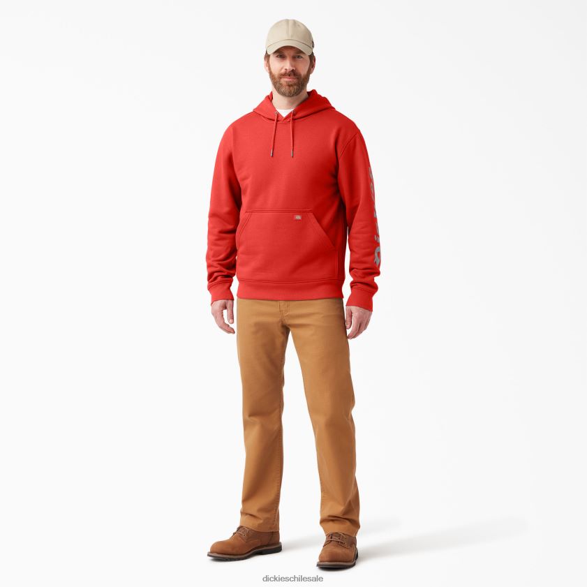lava fundida (m2a) hombres sudadera con capucha y logo repelente al agua Dickies vestir X4H0F1043