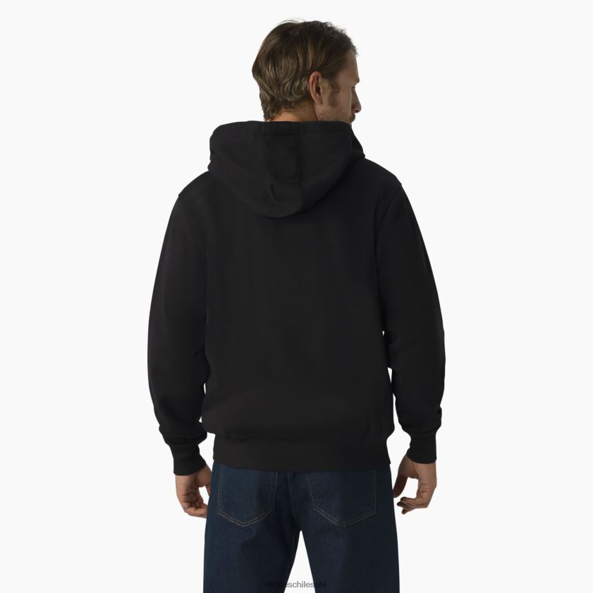 negro (kbk) hombres sudadera con forro térmico y cremallera completa Dickies vestir X4H0F996