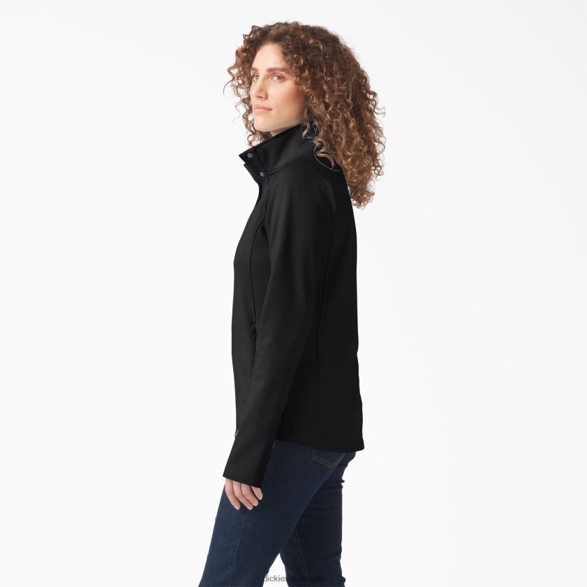 negro (kbk) mujer forro polar Duratech Maverick con cierre a presión Dickies vestir X4H0F2361