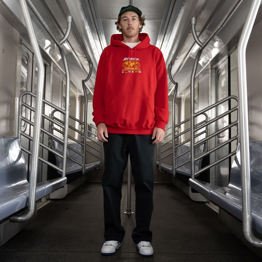 regular hombres sudadera con capucha y gráfico de jake hayes Dickies vestir X4H0F1087