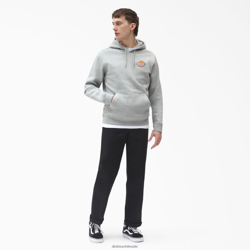 regular hombres sudadera con capucha y logo bordado en el pecho Dickies vestir X4H0F1208
