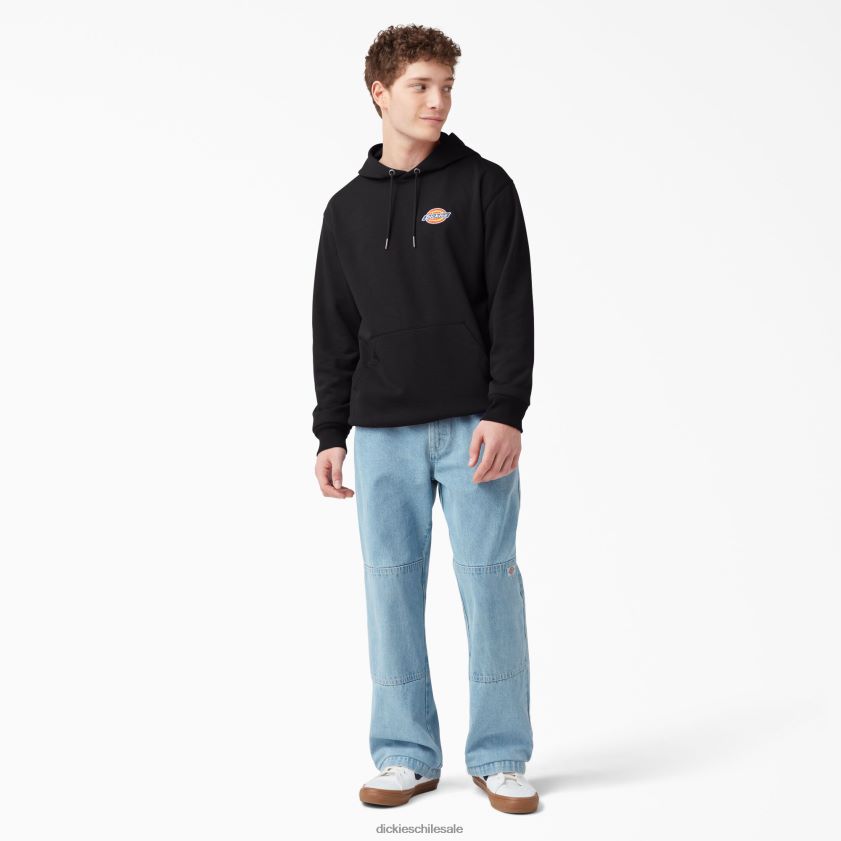 regular hombres sudadera con capucha y logo bordado en el pecho Dickies vestir X4H0F1209