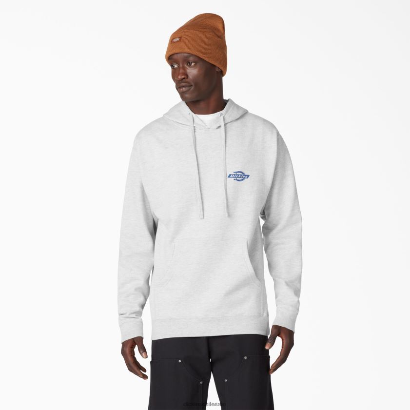 regular hombres sudadera con capucha y logo vintage Dickies vestir X4H0F1194