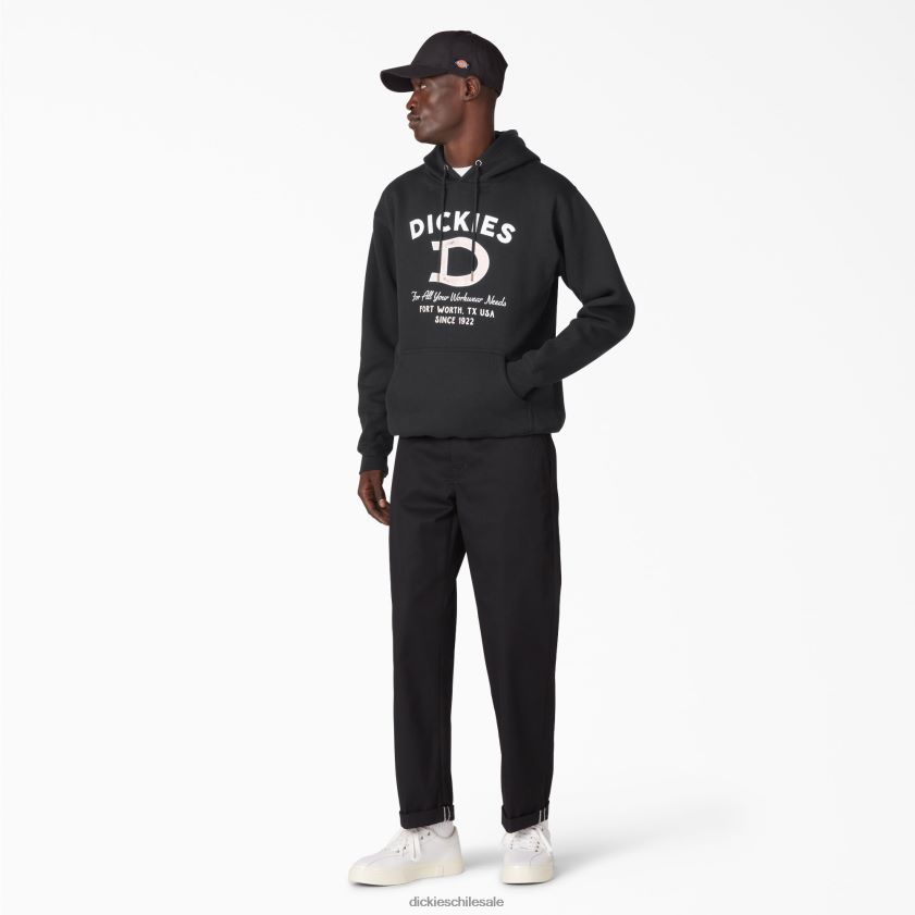 regular hombres sudadera con gráfico y cuello de buey envejecido Dickies vestir X4H0F1174