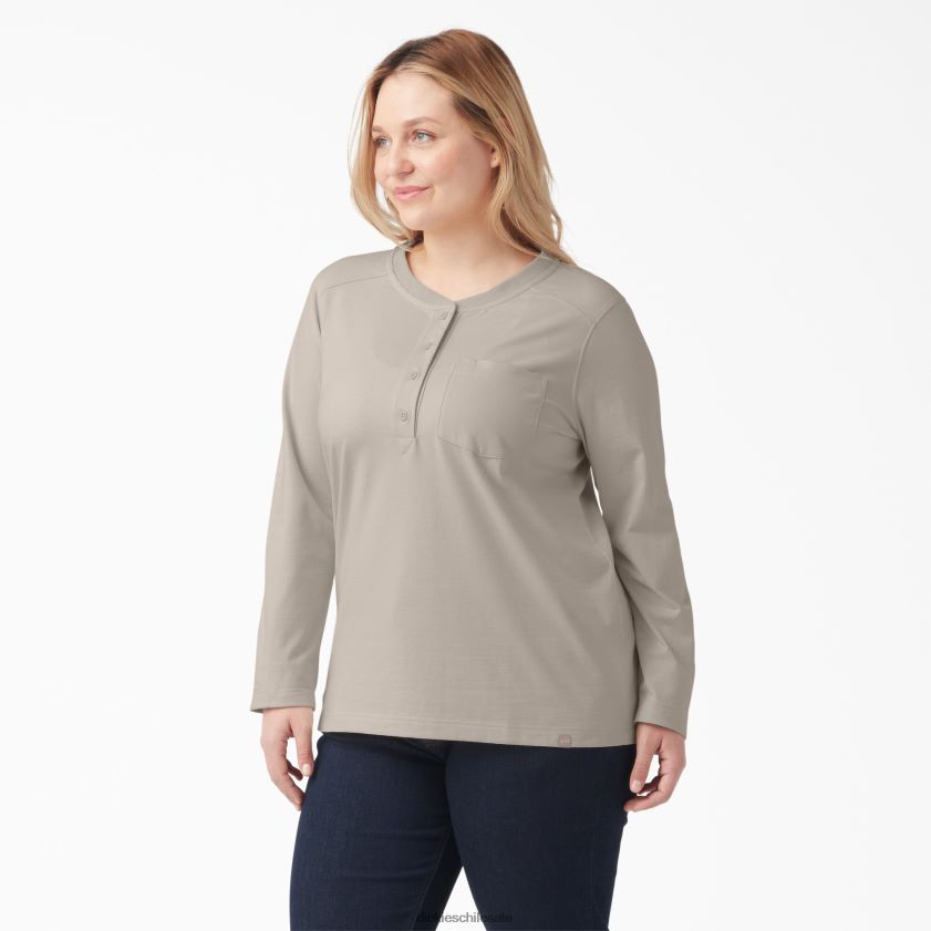 avena (ot9) mujer más henley de peso pesado Dickies vestir X4H0F2155
