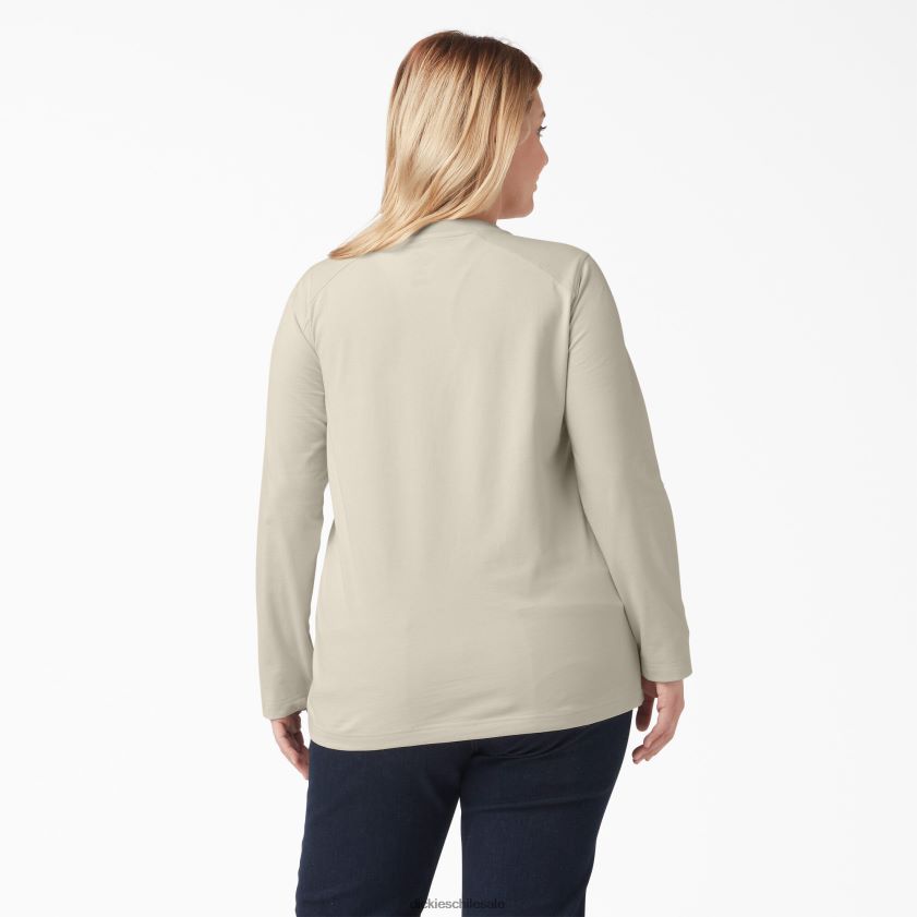 avena (ot9) mujer más henley de peso pesado Dickies vestir X4H0F2155