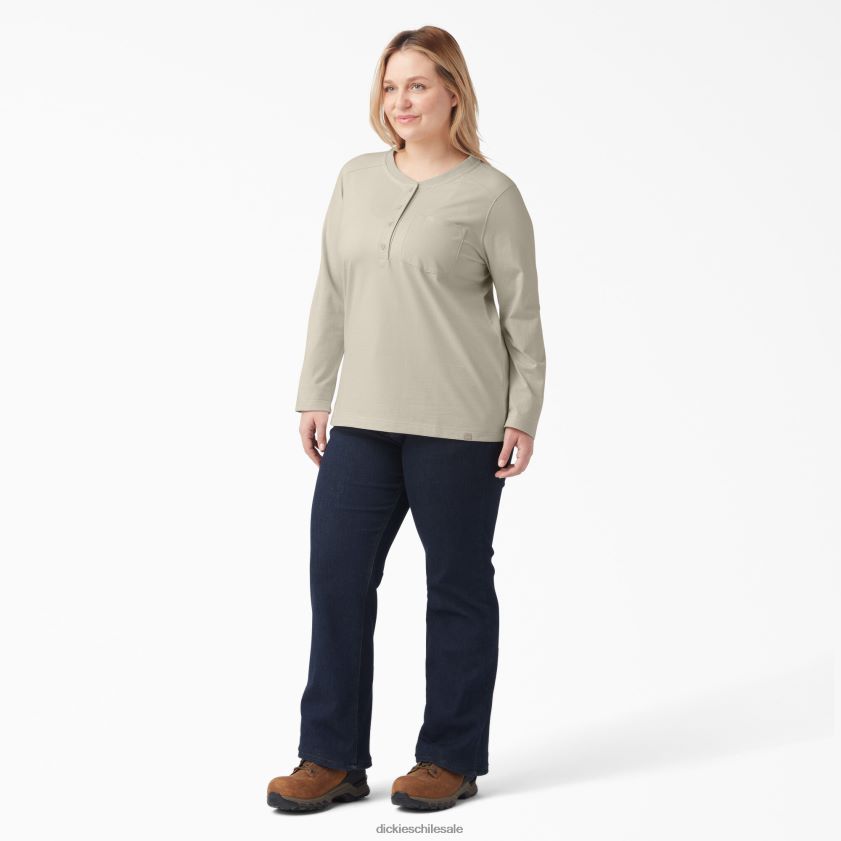 avena (ot9) mujer más henley de peso pesado Dickies vestir X4H0F2155