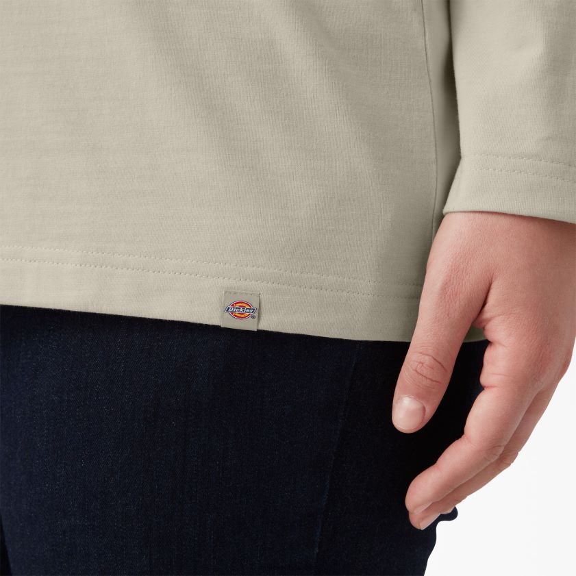 avena (ot9) mujer más henley de peso pesado Dickies vestir X4H0F2155