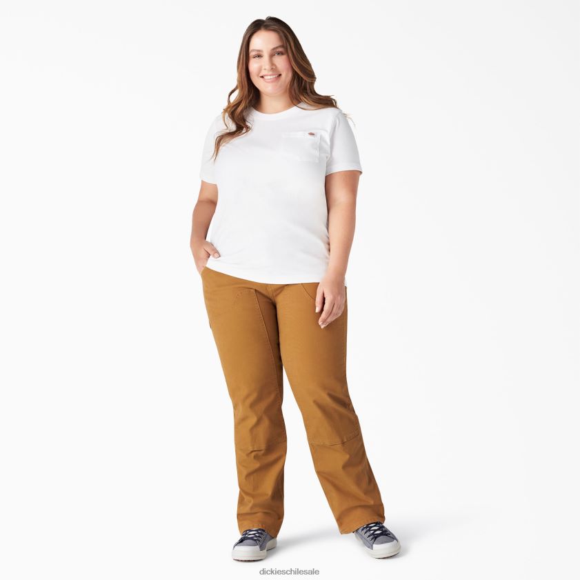 blanco (wh) mujer camiseta de peso pesado de manga corta plus Dickies vestir X4H0F1976