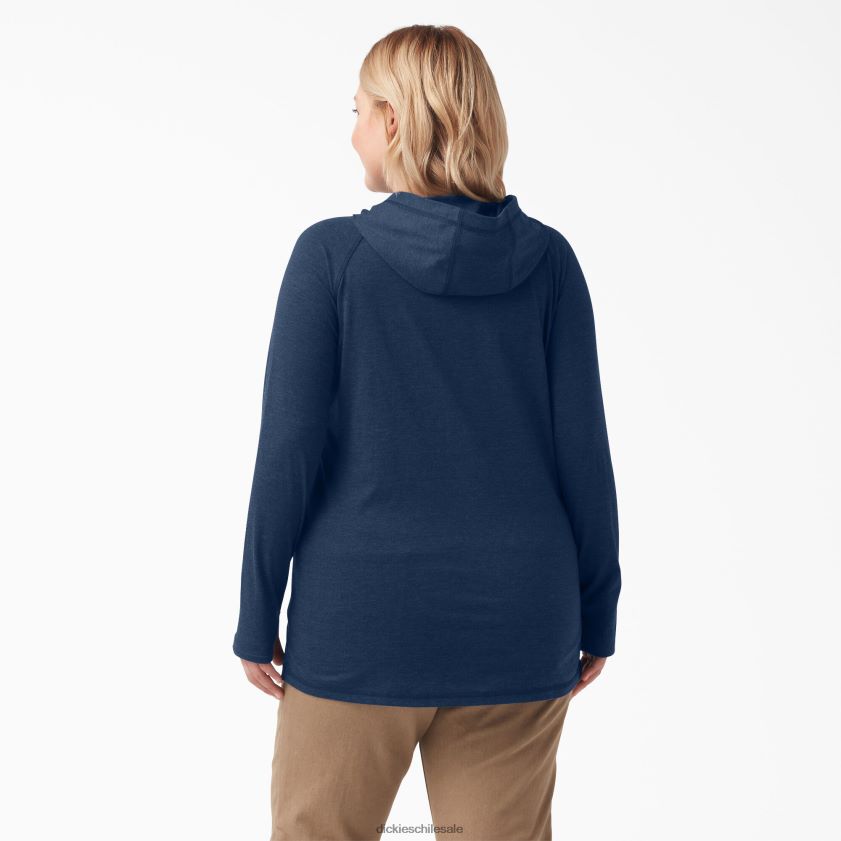 brezo azul marino oscuro (dnh) mujer playera solar con rendimiento de refrigeración plus Dickies vestir X4H0F1643