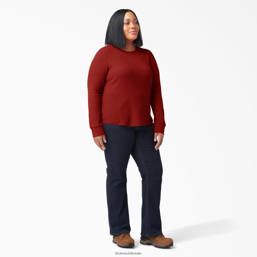 brezo de lava fundida (m2h) mujer más camiseta térmica de manga larga Dickies vestir X4H0F2072