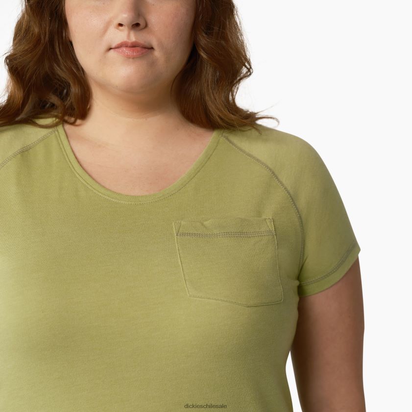 helecho brezo (f2h) mujer camiseta de manga corta más refrescante Dickies vestir X4H0F1591