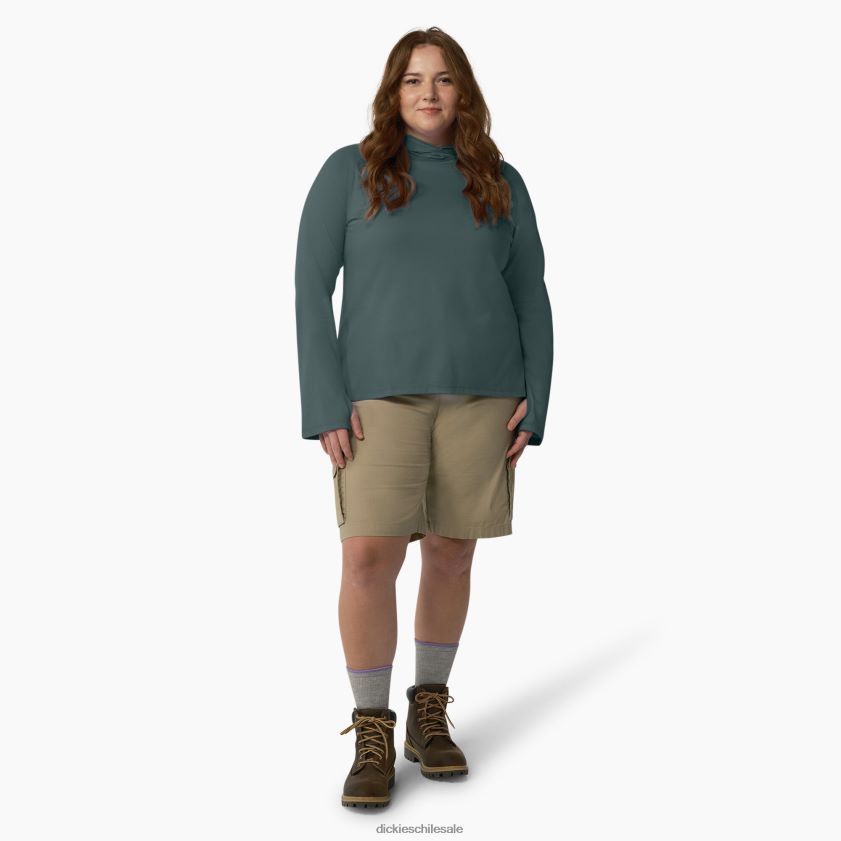 lincoln verde (ln) mujer playera solar con rendimiento de refrigeración plus Dickies vestir X4H0F1647