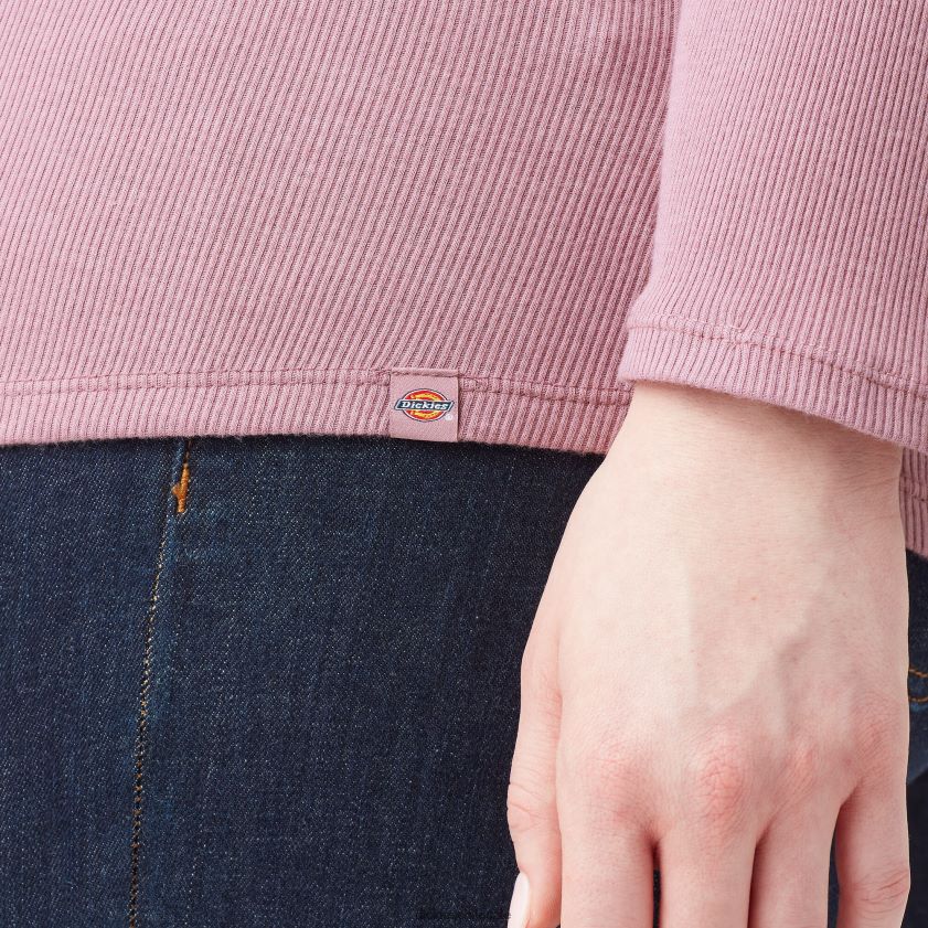 orquídea polvorienta (kdd) mujer más camiseta henley de manga larga Dickies vestir X4H0F2205